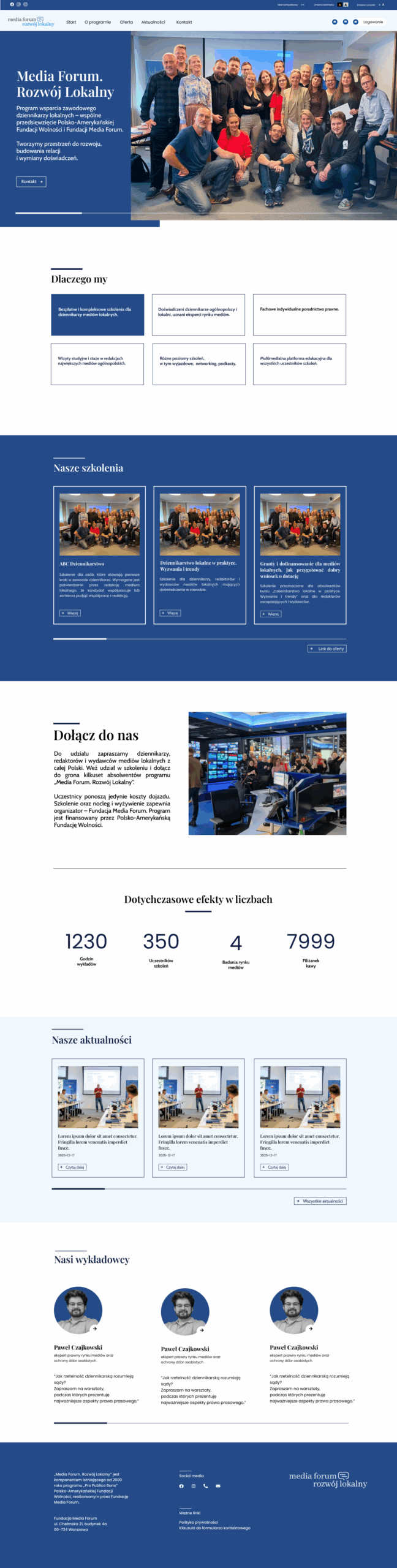 Strony internetowe Creospace