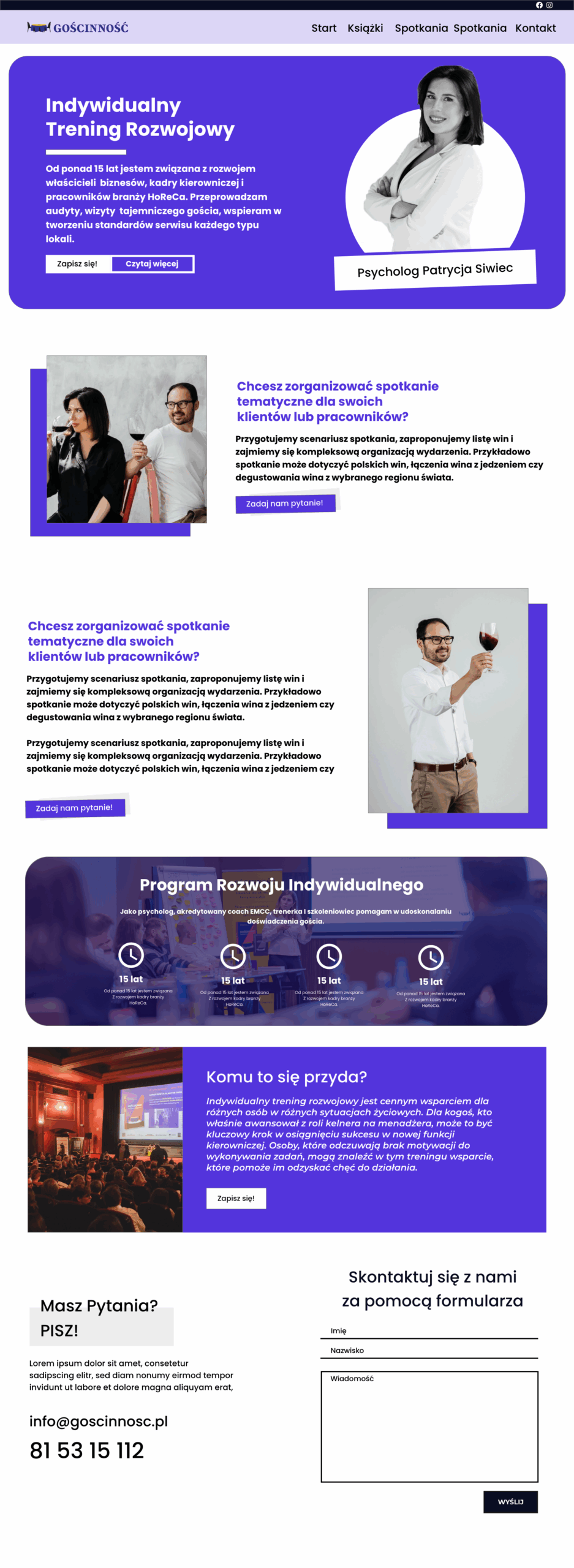 Strony internetowe Creospace