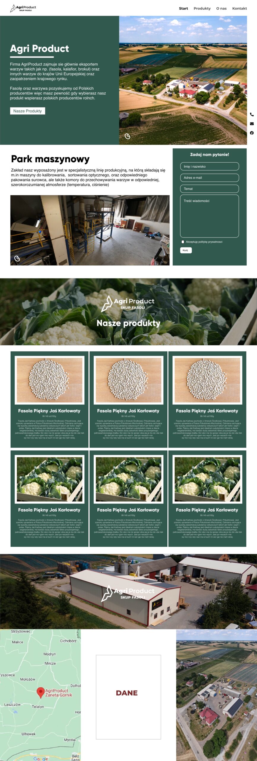 Strony internetowe Creospace 