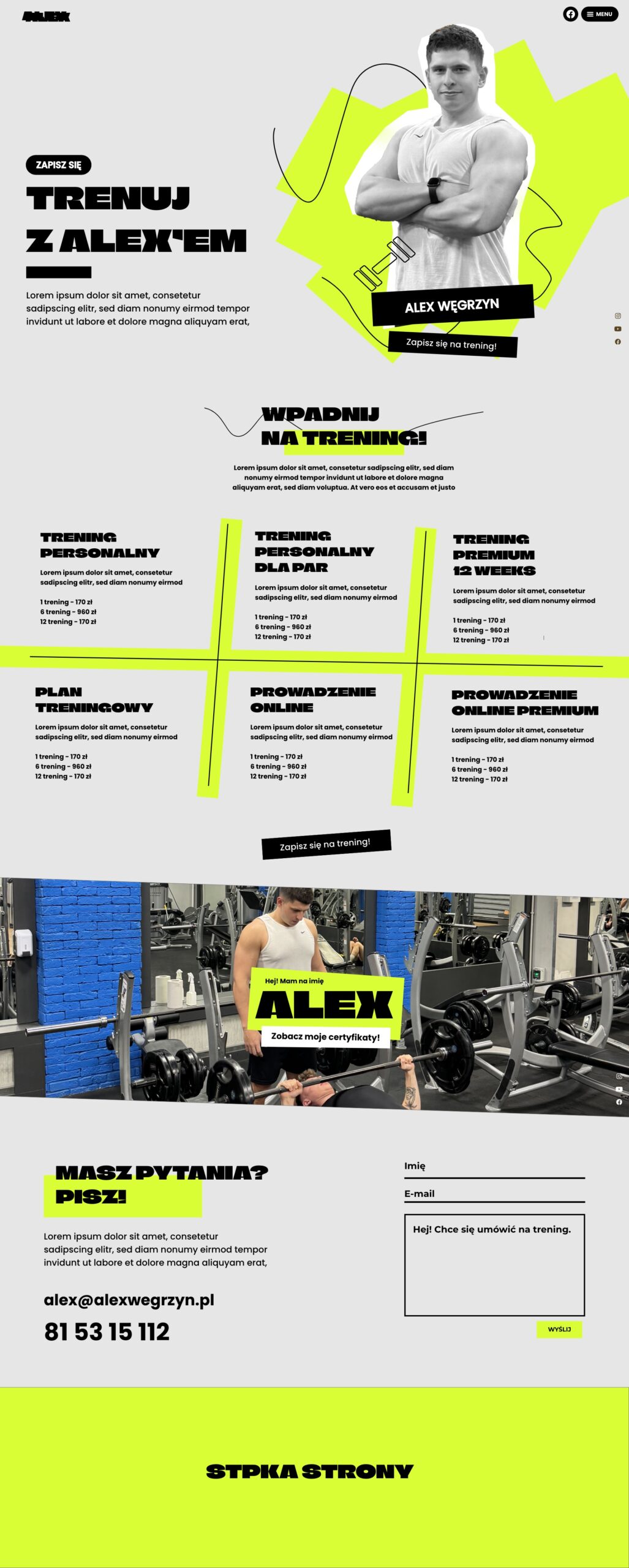 Strony internetowe Creospace 