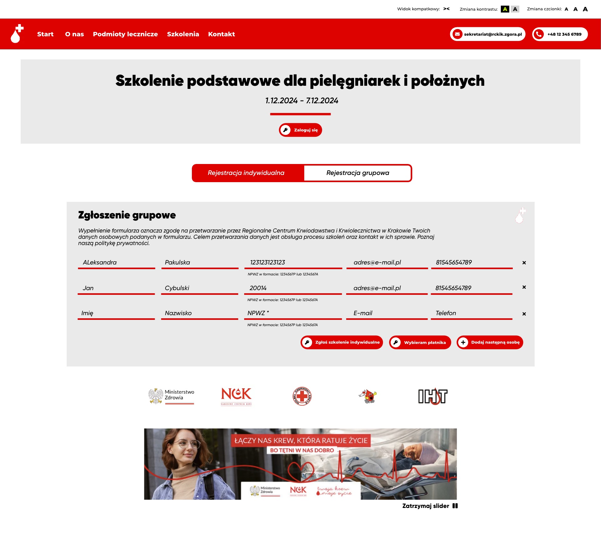 Strony internetowe Creospace