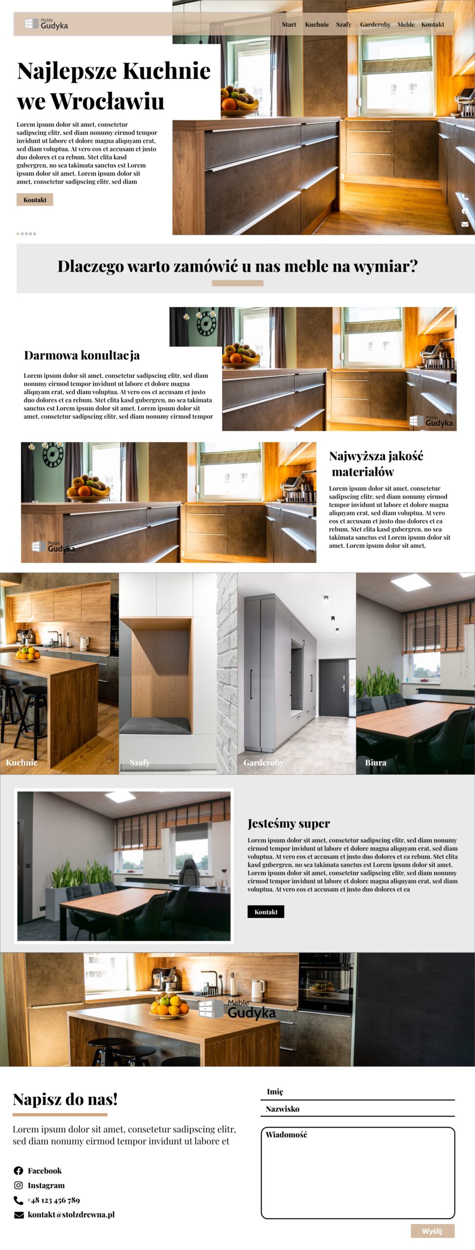 Strony internetowe Creospace 