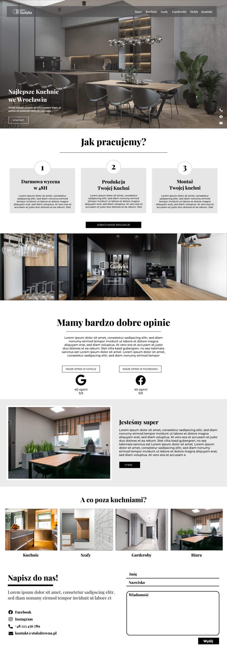 Strony internetowe Creospace 