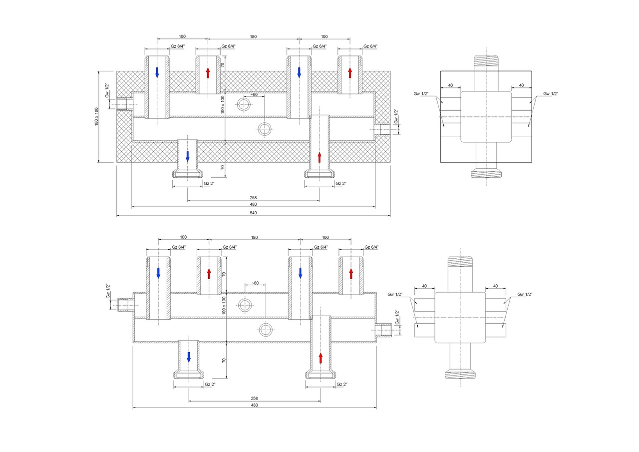 Finish-A — element mosiężny
